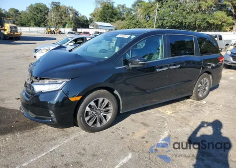 2022 Honda Odyssey Exl из США, поврежденный, VIN 5FNRL6H72NB017376